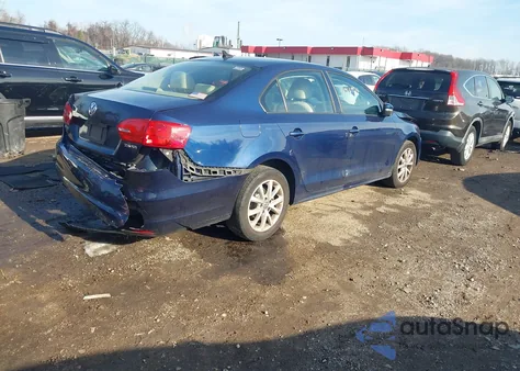 2012 Volkswagen Jetta 2.5L Se из США, поврежденный, VIN 3VWDP7AJ9CM469227